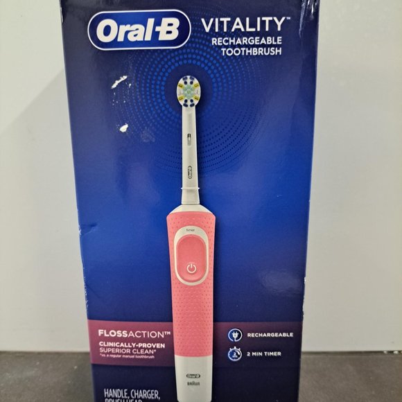 New - Oral B FLOSSACTION Rechargable Tooth Brush - Picture 2 of 4